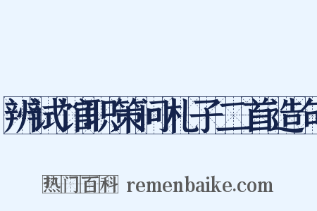 辨试馆职策问札子二首造句是什么意思的图片
